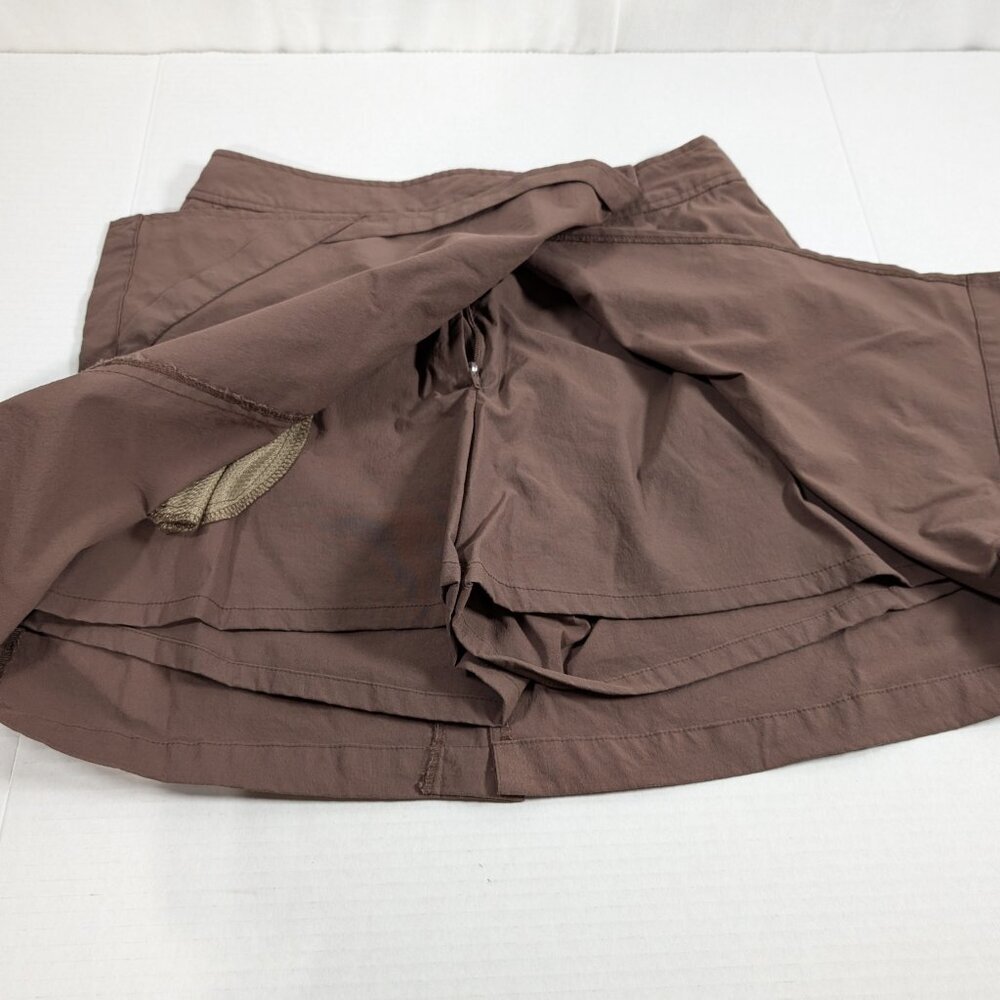 Athleta Brown size 4 skort Stretch material activewear - Picture 5 of 7